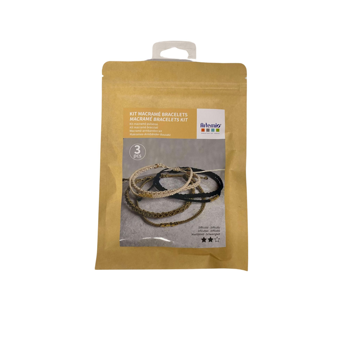 Kit Macramé bracelets - 3 pièces
