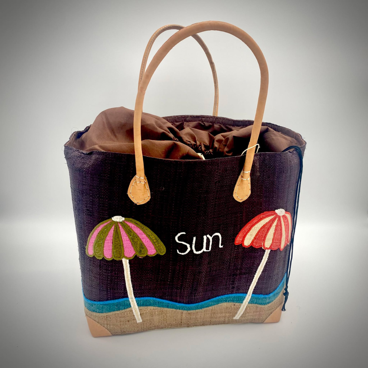 Cabas Parasol - Marron