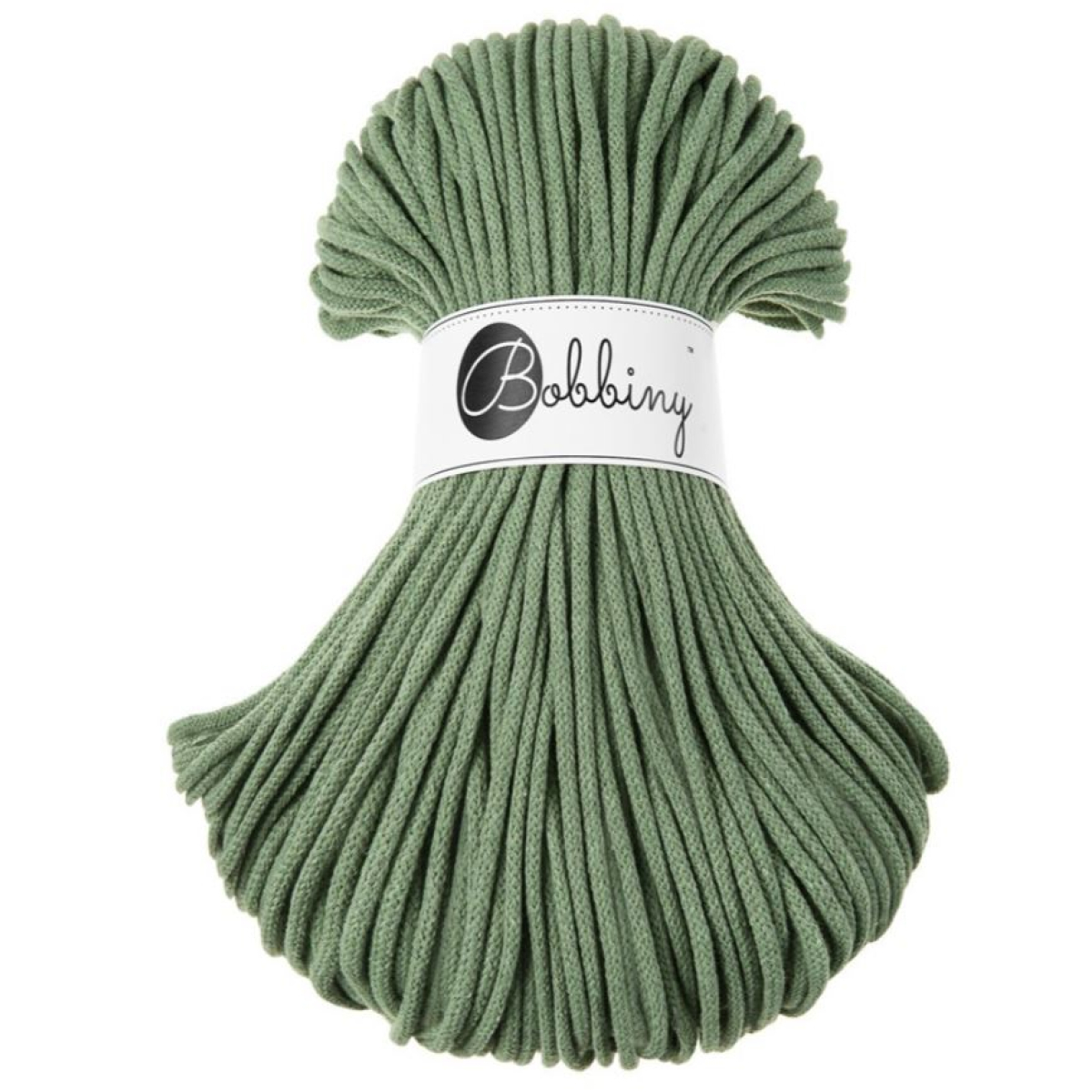 Pelote macramé vert eucalyptus - 5 mm