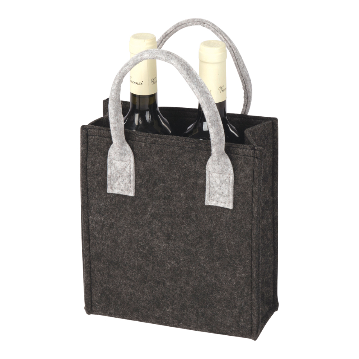 Sac en feutre gris foncé