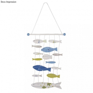 Kit Mobile en bois Poissons