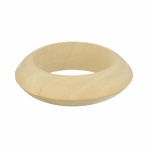 Bracelet "courbe" en bois - 20mm - Lucy