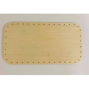 Fond rectangle arrondi 30/16 cm – contreplaqué