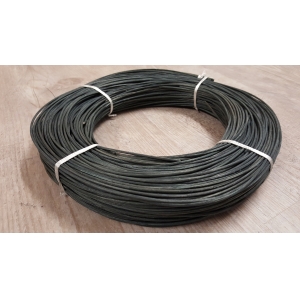 Moelle rotin noire 3 mm en couronne 250 g