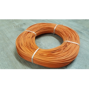 Moelle rotin orange 3 mm en couronne 250 g