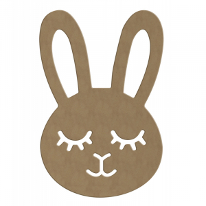 Lapin en bois - 28 cm