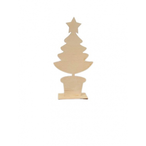 Sapin en bois - 17 cm