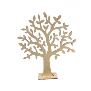 Arbre de vie à Bijoux en bois - 29 cm