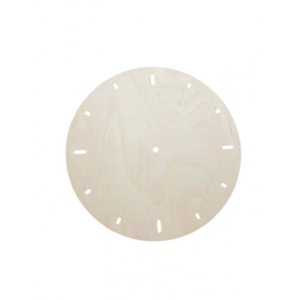 Horloge ronde en bois