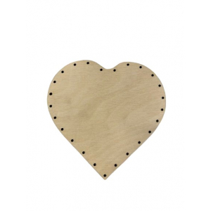 Fond coeur 16/16 cm – bouleau