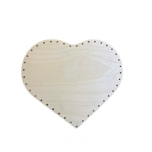 Fond coeur 23/26 cm – bouleau