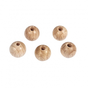 Wooden bead bag 35 beads -