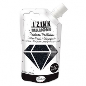 Peinture Pailletée IZINK Noir