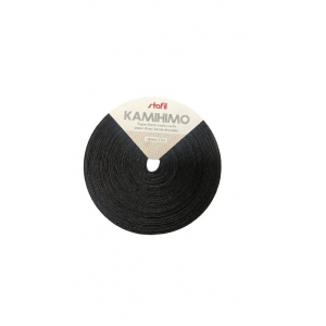 Bande papier noire 12 mm - bobine de 15 m