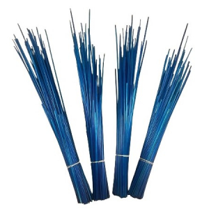 Paille de seigle couleur bleu saphir - 50g