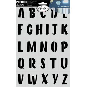 Pochoir alphabet