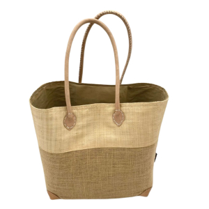 Cabas 2 tons beige - MM