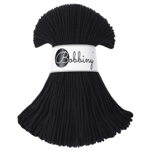 Pelote macramé noire - 3 mm