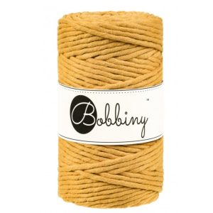 Corde peignée macramé moutarde - 5 mm