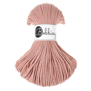 Pelote macramé rose poudré - 3 mm