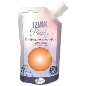 Peinture Perly IZINK orange nacrée