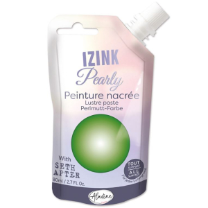 Peinture Perly IZINK vert nacrée