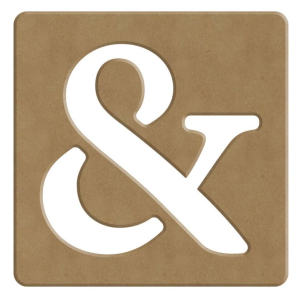 ampersand "and" - 6 m