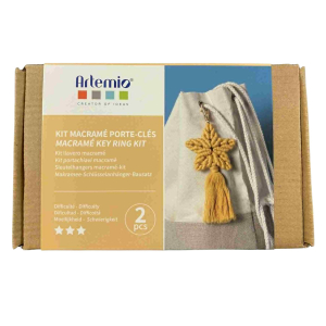 Kit Macramé porte clés étoiles - 2 pièces