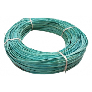 Eclisse de rotin bleu turquoise en couronne 250 g