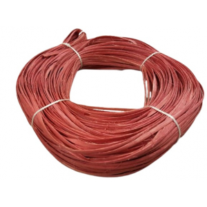 Eclisse de rotin rouge en couronne 250 g