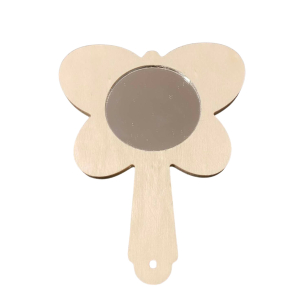 Miroir papillon en bois à décorer ARTEMIO